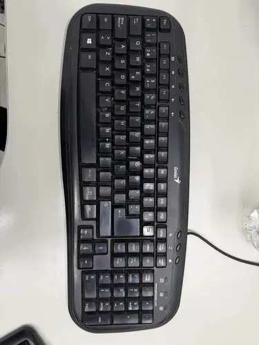 Teclado Genius Kb-m200 Multimedia Con Cable Usb