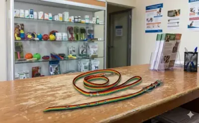 Correa Y Collar Ajustables Para Gatos Y Perros Pequeños rayado multicolor