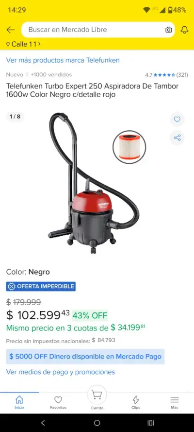 ASPIRADORA TURBO 