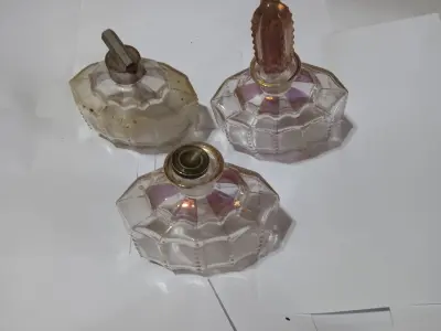 Caramelera  perfumero  y licorera antiguas