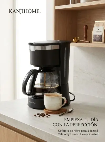 Cafetera Kanji 6 Tazas