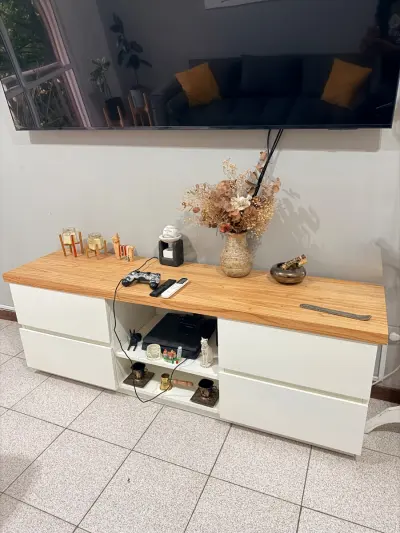 Rack para TV Madera Maciza Paraiso
