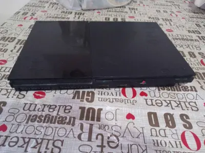 Ps2 Slim completa + joystick + 20 juegos