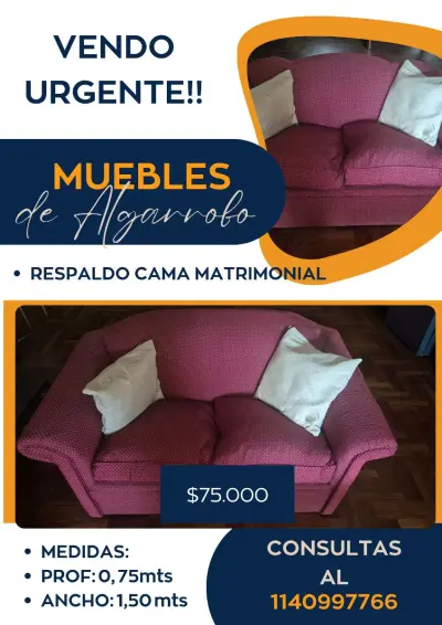 Sillon dos cuerpos