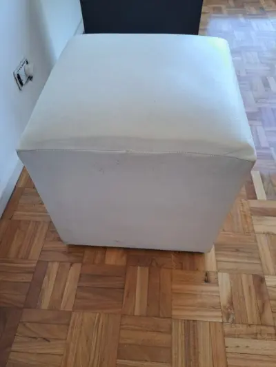 puf blanco