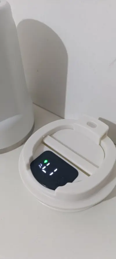 Baso termico acero inoxidable con censor de temperatura en tapa nuevo sin uso en caja