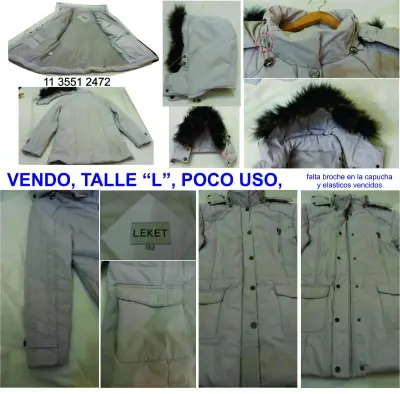 SACON LEKET , TALLE L, POCO USO