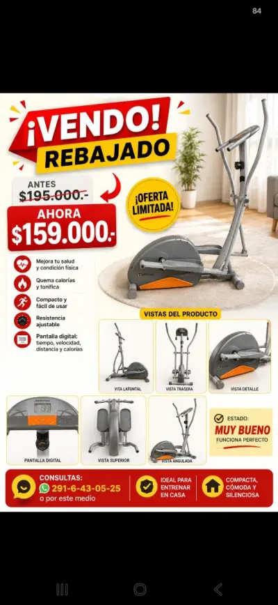 Vendo HELÍPTICO precio rebajado