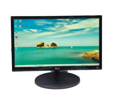 Monitor Led 22 Pulgadas LG Full HD VGA Y DVI + FUENTE + GARANTIA