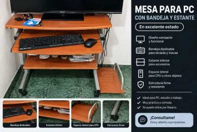 Mesa para compu/ tele
