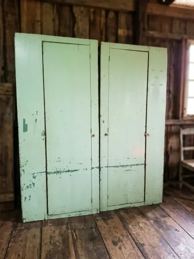 Placard Ropero Armario 2 Puertas Precio x2 Verde Claro