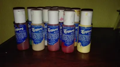 Pintura acrílica profesional TENIERS 60cm3. Kit 16 pomos