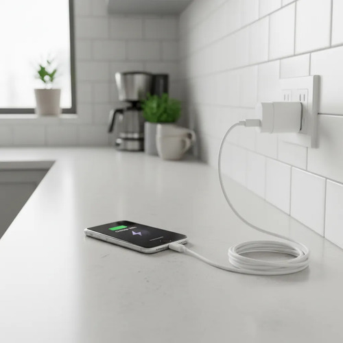 Cargador Kosmo 2.75a Micro Usb Carga Rápida Blanco