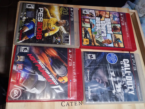 Consola Ps3 Con Juegos Fisicos Y Digitales Incorporados Negro