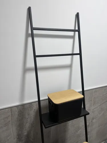 Perchero Escalera Estantes de hierro