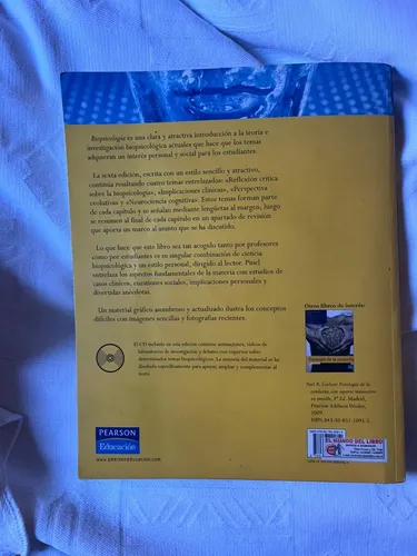 Biopsicologia + Cd-rom (6ta.edicion)