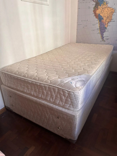 Rosen Ergo Cama 1 1/2 Plaza + Cama Auxiliar (105x200 Cm) Blanco Uno