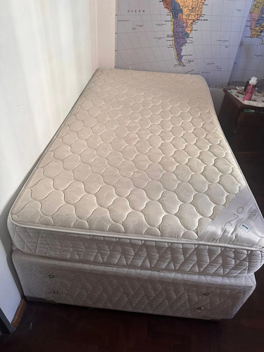 Rosen Ergo Cama 1 1/2 Plaza + Cama Auxiliar (105x200 Cm) Blanco Uno