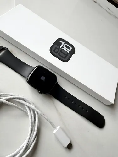 Apple Watch Series 10 42mm Aluminio Negro Sport Band