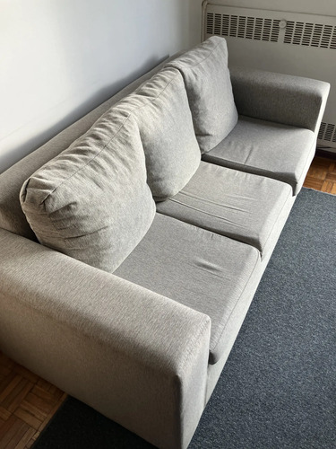 Sofá Sillón Esquinero 3 Cuerpos 180x80x60cm Con Camastro