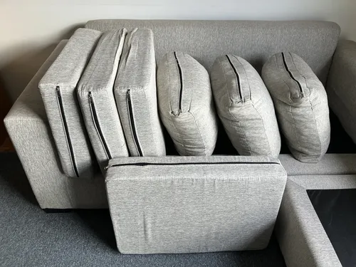 Sofá Sillón Esquinero 3 Cuerpos 180x80x60cm Con Camastro