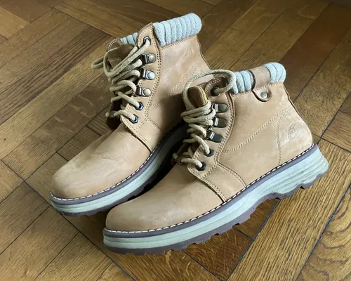 Borcegos Botas Anca & Co Lisboa Cuero Talle 38 Caña Media