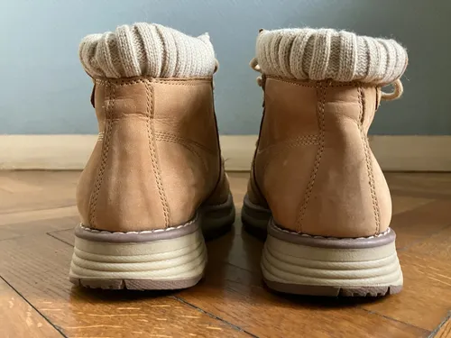 Borcegos Botas Anca & Co Lisboa Cuero Talle 38 Caña Media