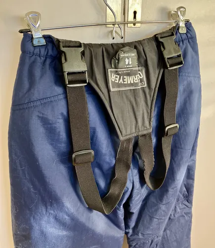Pantalón De Nieve Con Tiradores Enterito Obermeyer Juvenil Talle 14