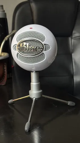Micrófono Condensador Blue Snowball Ice Usb Cardioide Blanco