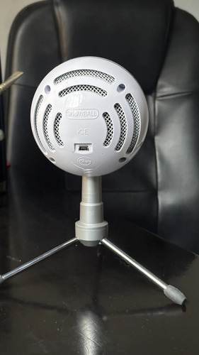 Micrófono Condensador Blue Snowball Ice Usb Cardioide Blanco
