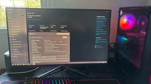 Monitor Gamer Perseo Hermes 27'' Full Hd 200hz Full Hd Usado