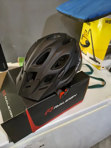 Bicicleta Plegable Raleigh Curve Rodado 20 + Casco Negro/rojo 20