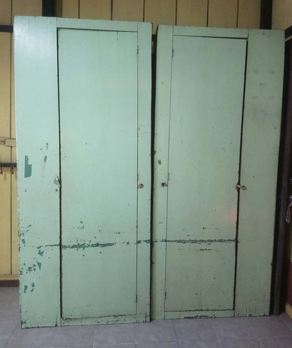 Placard Ropero Armario 2 Puertas Precio X2 Verde Claro