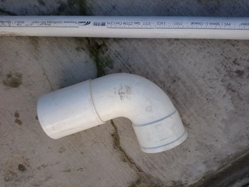 Caño 50 mm x 2 m Pvc Reforz Cloacal, Curva, Cupla 110
