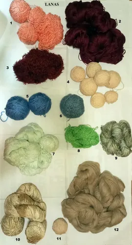 Lana E Hilo Ovillos Y Madejas Lote Por 6,155 Kg.s/uso Multicolor