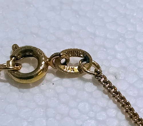 Agata Geoda Dije Baño Dorado + Cadena 18k (de Vidriera) Azul Y Dorado