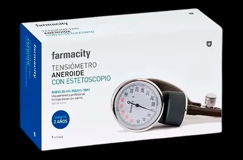 Tensiómetro Aneroide Estetoscopio + Repuesto Azul Arenoide