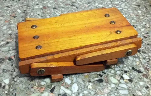 Apoya Pie Soporte Pro Lok Atril Plegable Partitura, Transpo Marrón Claro