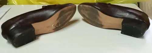 Zapatos Bahamondes 37 Tipo Mocasín Cuero Gamuza Marrón