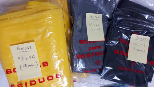 Bolsas Camiseta Residuos Polipropileno y otras Lote X283 Uns.totales