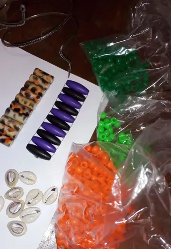Canutillos Cuentas Armado Bijú + Pulsera Pack x995 unids.