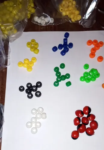 Canutillos Cuentas Armado Bijú + Pulsera Pack x995 unids.