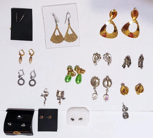Clip Aros Pasadores Trepadores Varios X13 Pares + 3 (de vidriera)