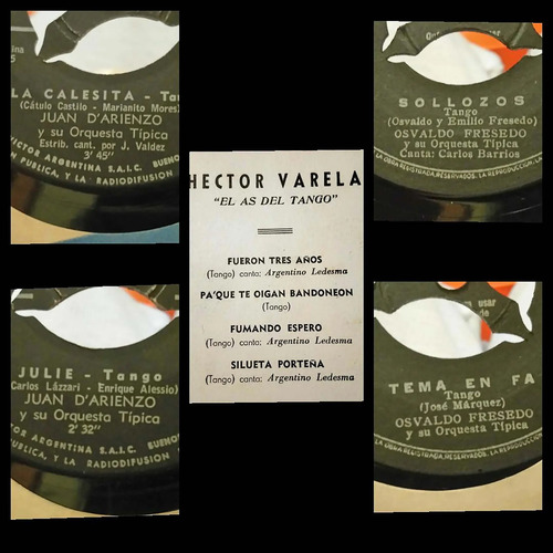 Tango Lp Vinilo Lote X15 + Cancioneros X10 (leer descripción)