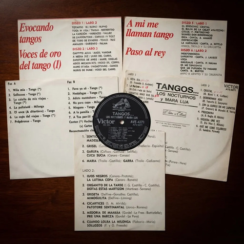 Tango Lp Vinilo Lote X15 + Cancioneros X10 (leer descripción)