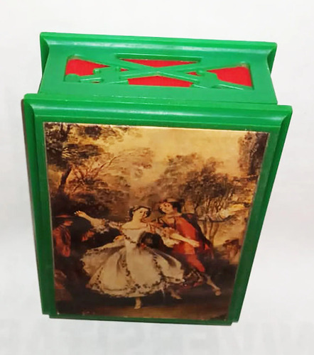 Caja Musical Retro Baile Barroco, Música Minuet Verde Baile Barroco