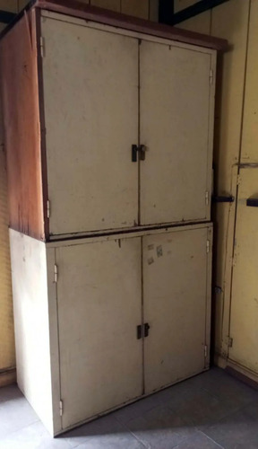 Placard Guatambú 4 Puertas Cajonera Zapatero Amarillo Patito