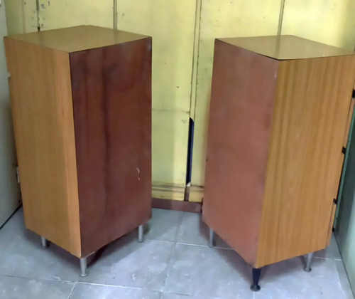 Mueble Auxiliar Madera Enchapda Cajones, Puerta Precio x2