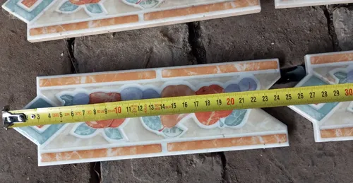 Guarda Sin Fin cerámica San Lorenzo o Piú Fruta x4 Sobrante de obra