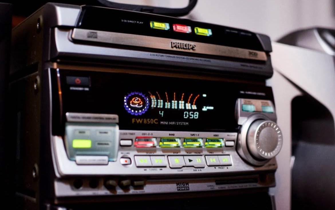 Philips Mini HI-FI FW-850C de los años 90 Para Repuesto